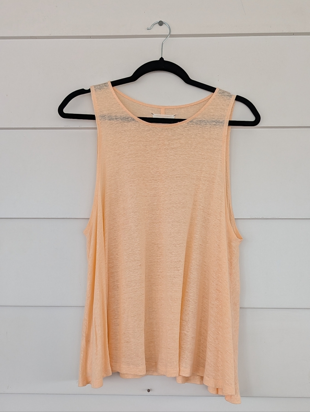 Lou & Grey Linen Peach Tank Top, M